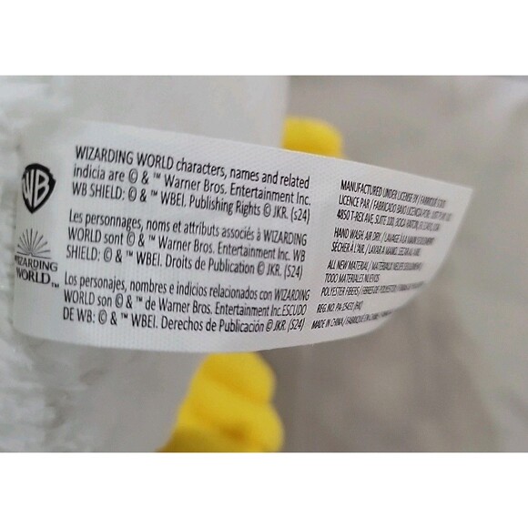 Harry Potter Hedwig Owl Wizarding World Large Plush Stuffed Just Play 13" NWT - Picture 9 of 10